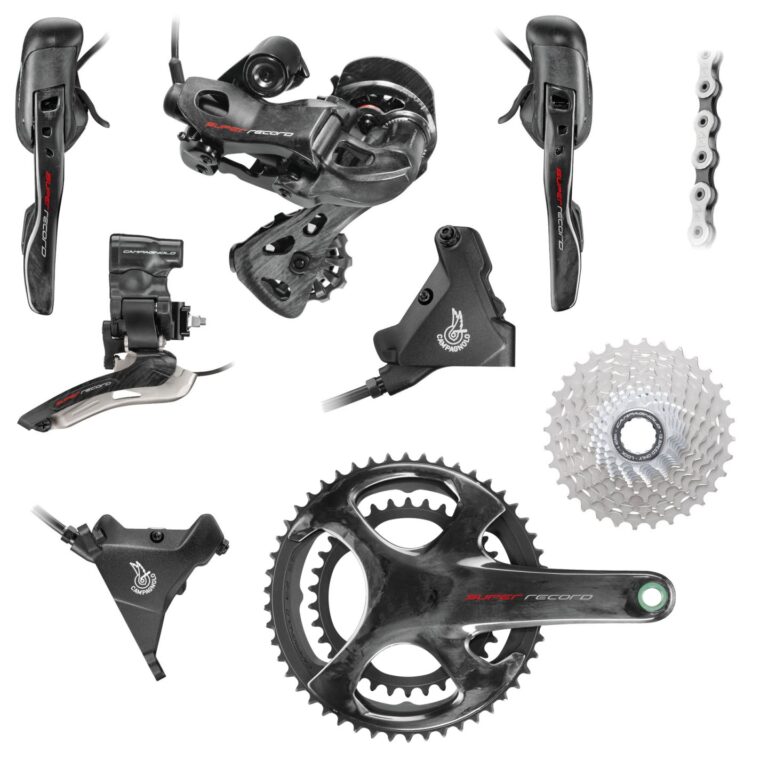 Campagnolo Super Record EPS Groupset - Stages L Powermeter 2x12-speed - Flat Mount
