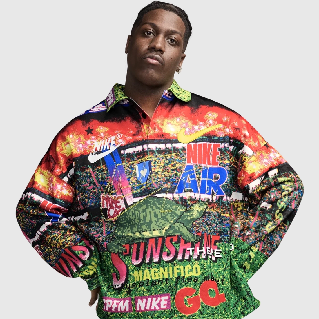 Nike Лонгслив x Cactus Plant Flea Market Long-Sleeve Polo