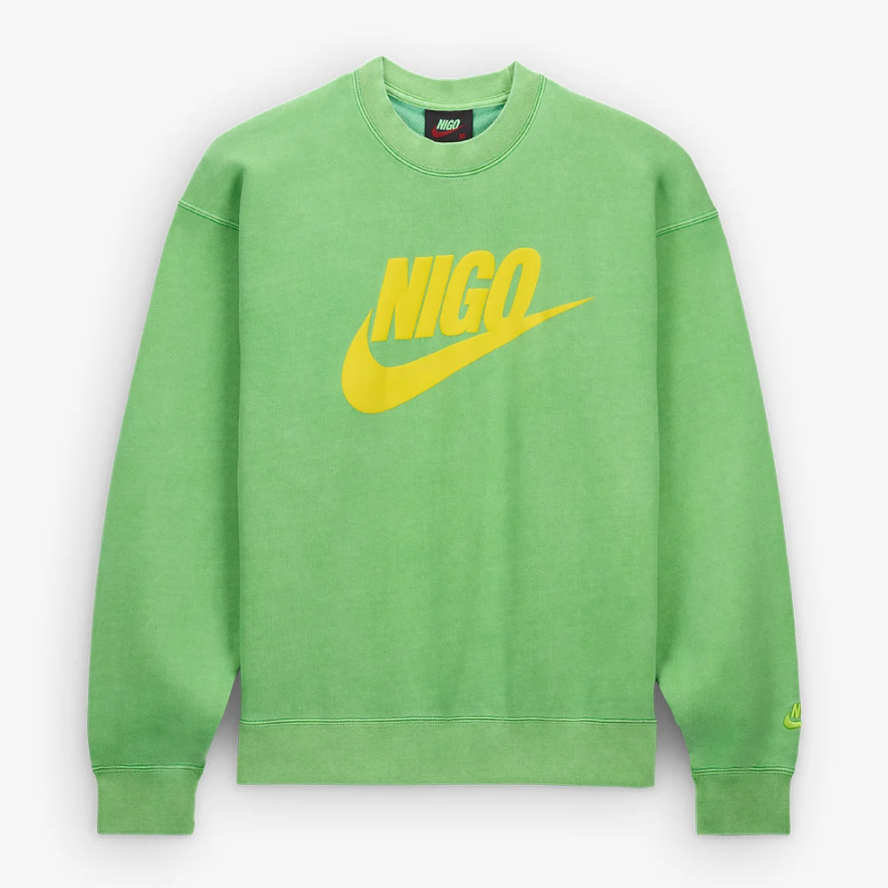Толстовка Nike x Nigo NRG Fleece Crew Sweatshirt 'Pine Green'