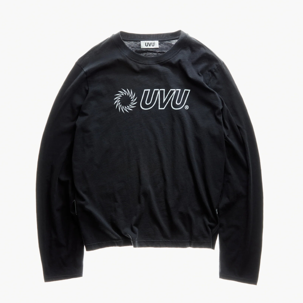 Лонгслив UVU L/S Cotton T-Shirt 'Black'