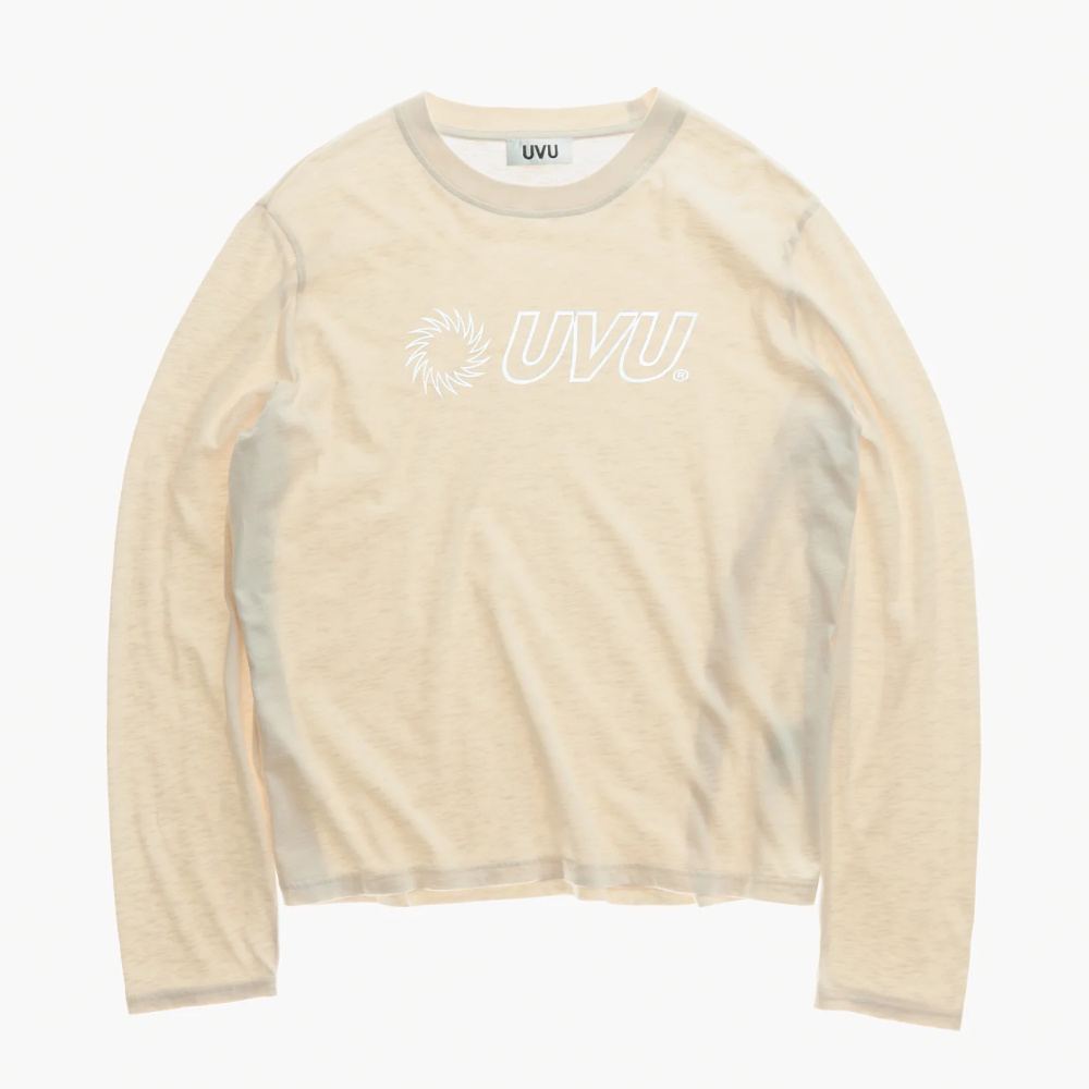 Лонгслив UVU L/S Cotton T-Shirt 'Ecru'