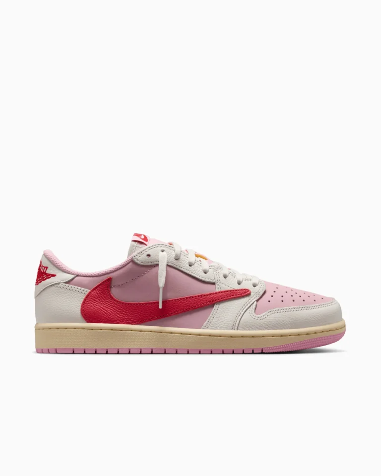 Кроссовки Nike Air Jordan x Travis Scott 1 Low Retro "Tropical Pink"