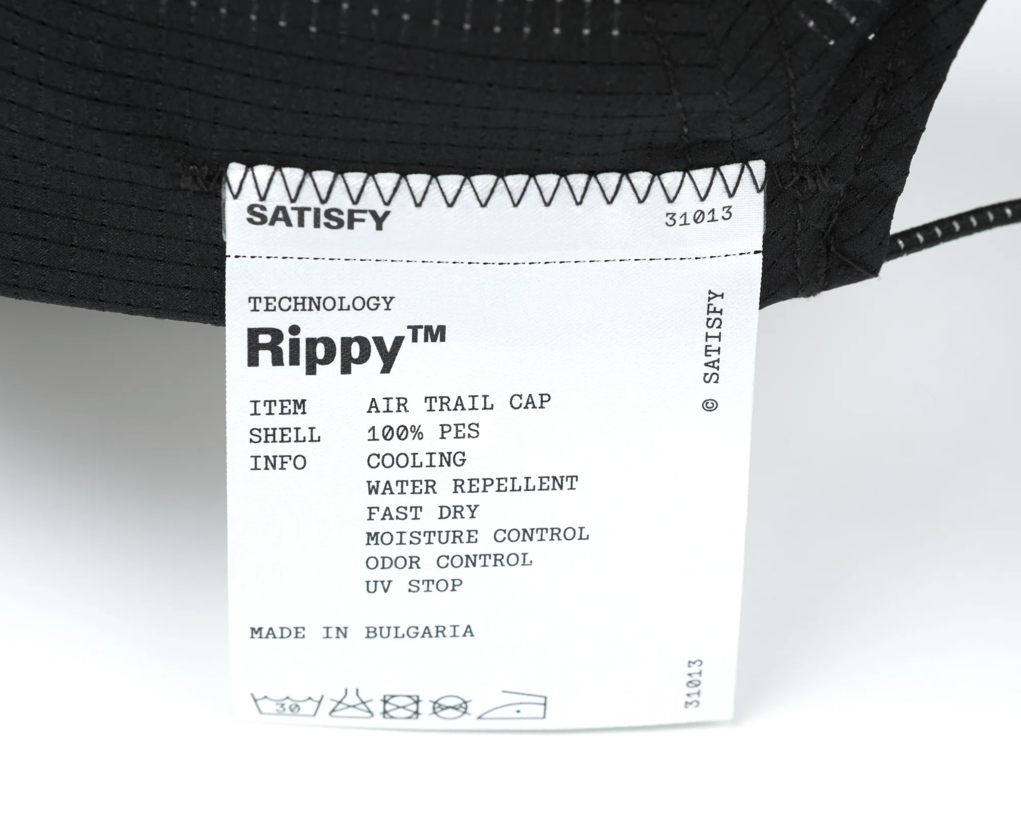 Кепка Satisfy Rippy™ Air Trail Cap Black