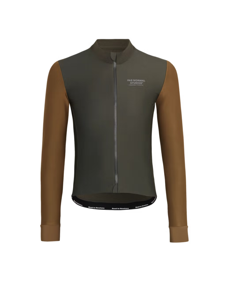 Джерси c длинным рукавом Pas Normal Studios Men's Mechanism Thermal Long Sleeve Jersey Dark Olive / Army Brown