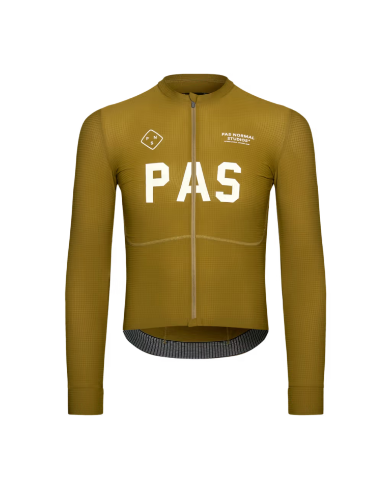 Pas Normal Studios Men's PAS Mechanism Pro Long Sleeve Jersey Khaki Green