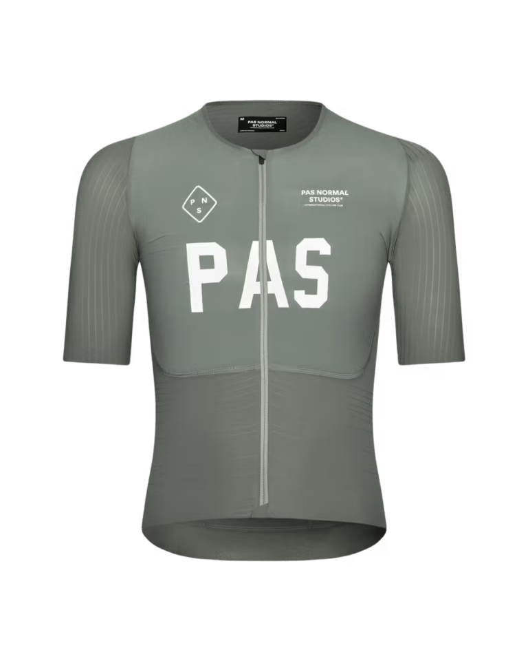 Велоджерси Pas Normal Studios Men's PAS Mechanism Pro Jersey Grey Moss