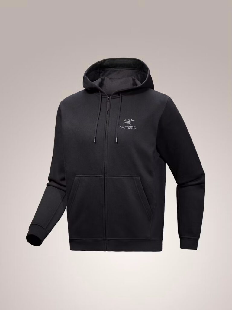 Худи Emblem Fleece Full Zip Hoody Black