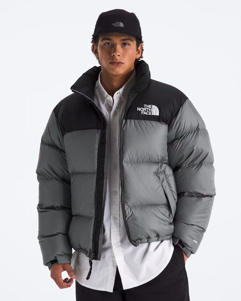 The North Face Men’s 1996 Retro Nuptse Jacket Smoked Pearl/TNF Black