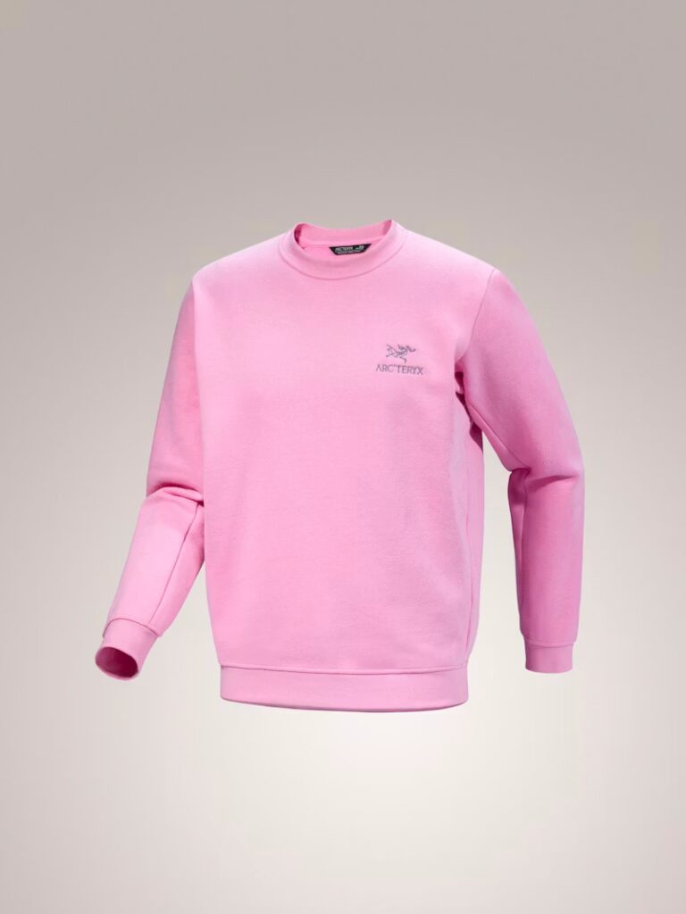 Cвитшот Arcteryx Emblem Fleece Crew Neck Pullover Pineberry