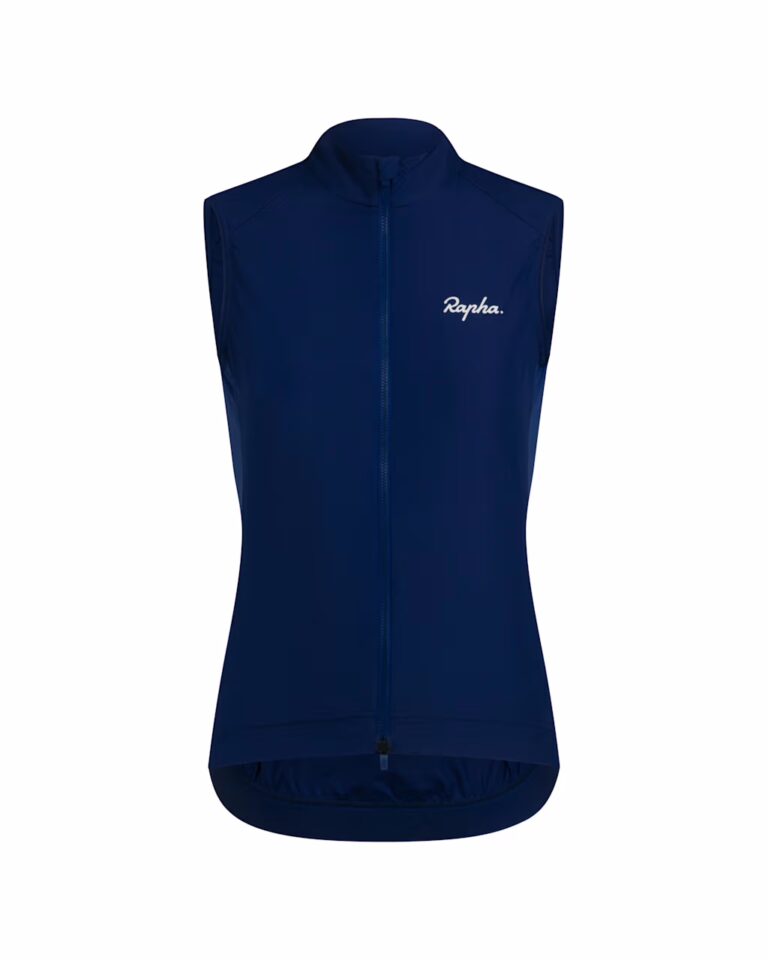 Легкий ветрозащитный жилет Rapha Women's Core Gilet Navy/White