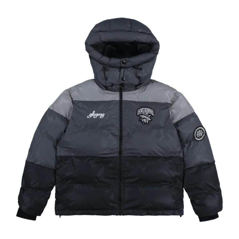 Куртка-пуховик Glo Gang Arctic Explorer Puffer Jacket Black/Grey