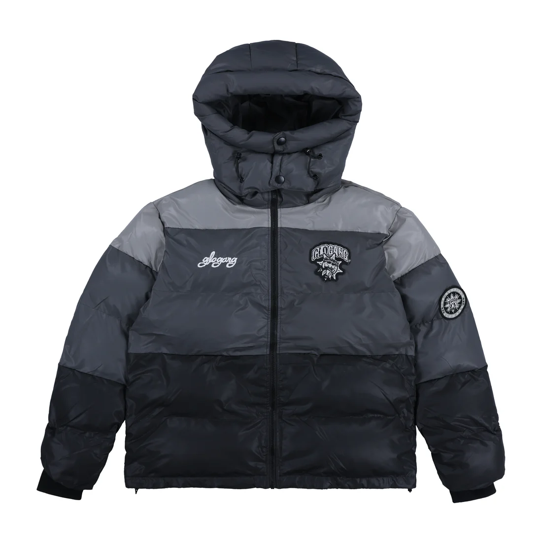 Куртка-пуховик Glo Gang Arctic Explorer Puffer Jacket Black/Grey