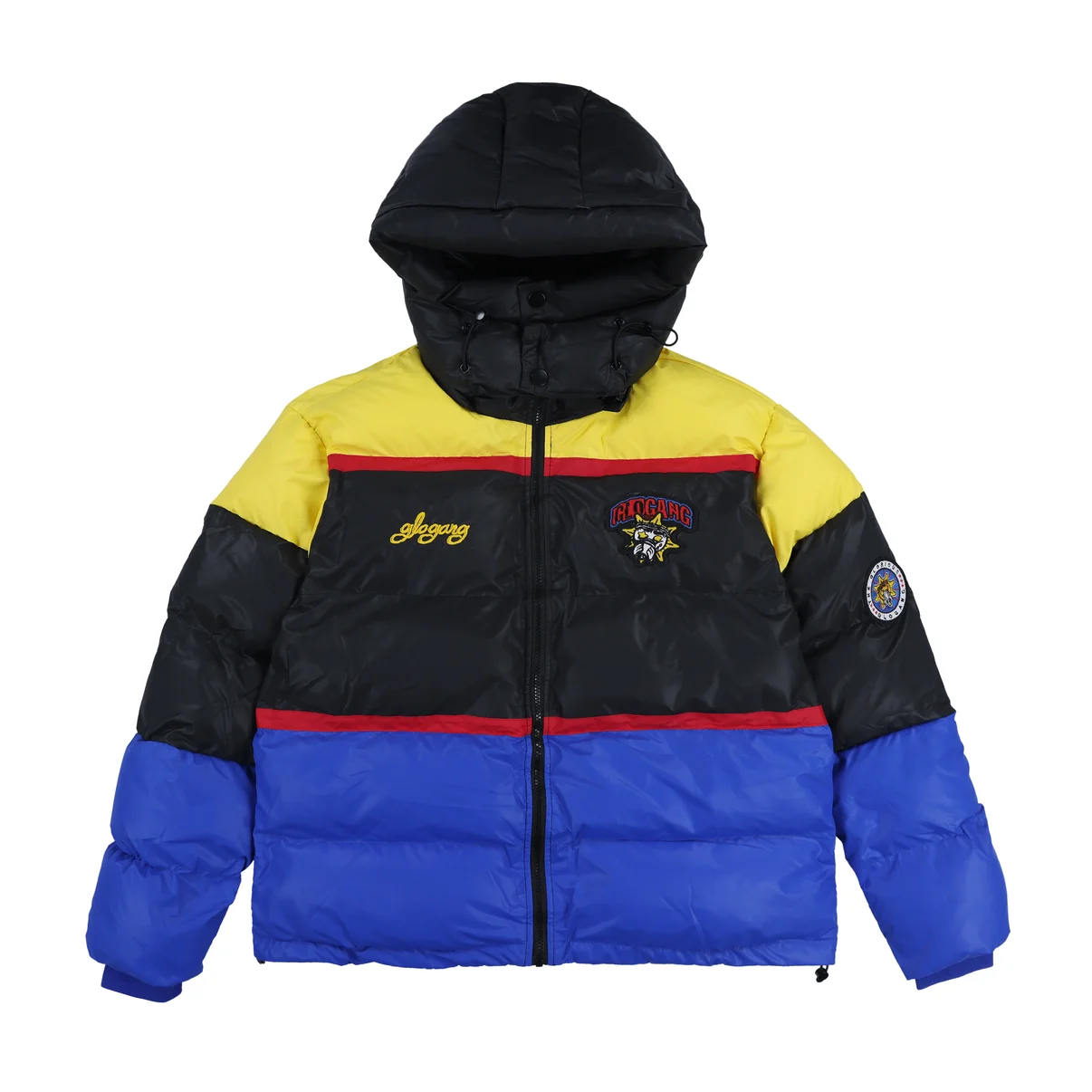 Куртка-пуховик Glo Gang Arctic Explorer Puffer Jacket Blue/Yellow