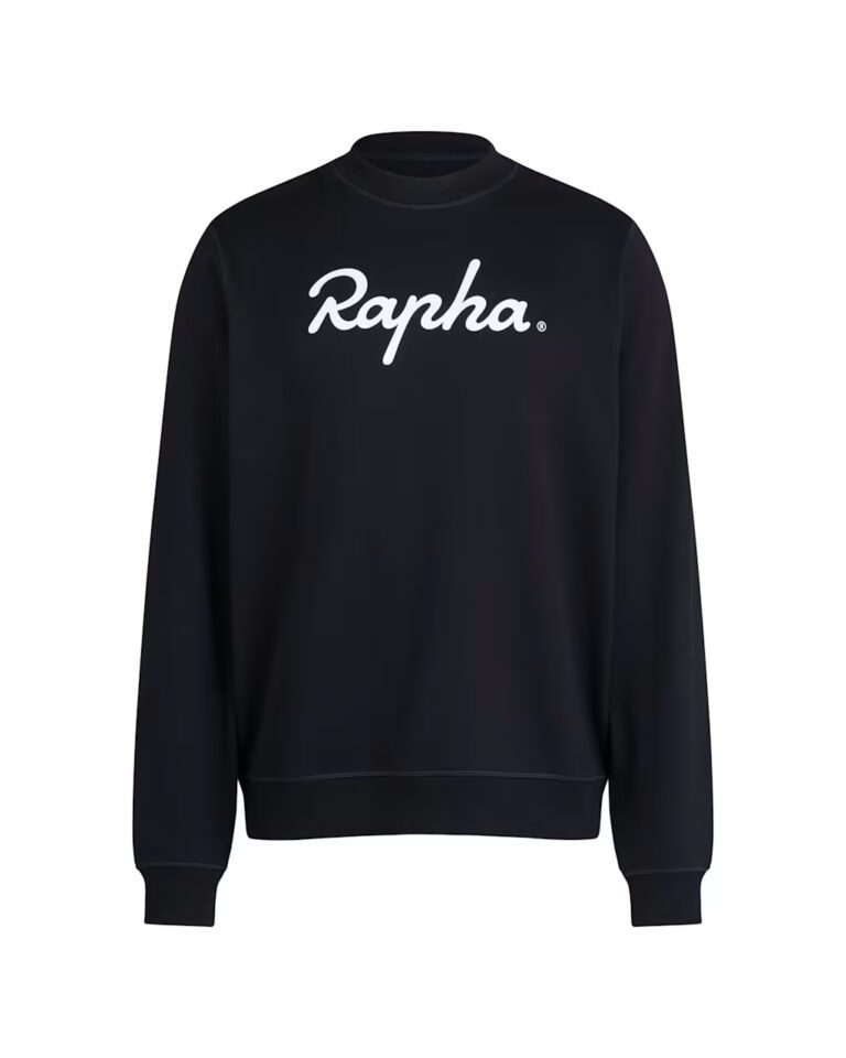 Свитшот Rapha Men's Cotton Sweatshirt Large Logo Black/White