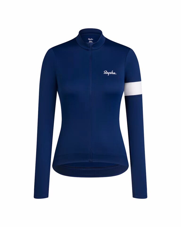 Джерси Rapha Women's Core Thermal Long Sleeve Jersey Navy/White