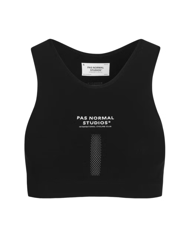 Женский спортивный топ-бра Pas Normal Studios Logo Bra Black