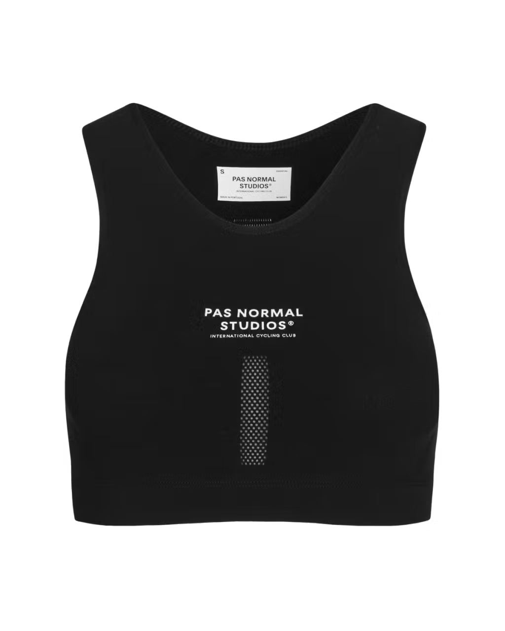 Женский спортивный топ-бра Pas Normal Studios Logo Bra Black