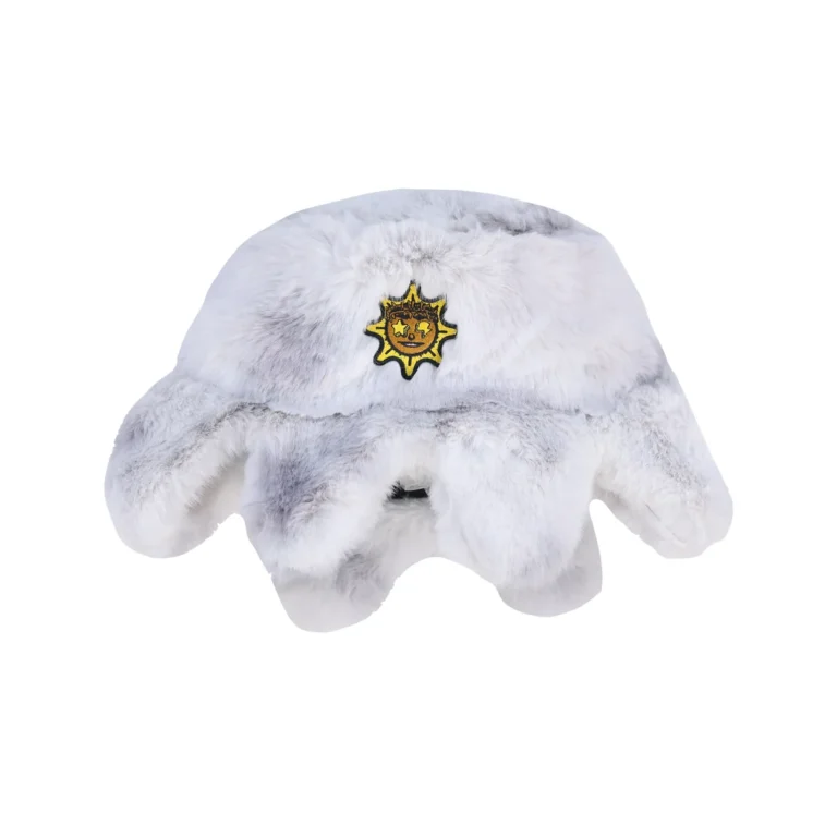 Панама Glo Gang Furry Glo Sun Bucket Hat Gloomy White