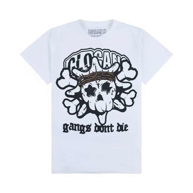 Футболка Glo Gang Gangs Don't Die Tee White