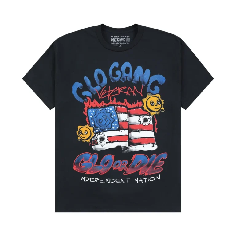 Футболка Glo Gang Glo or Die Veteran Tee Black