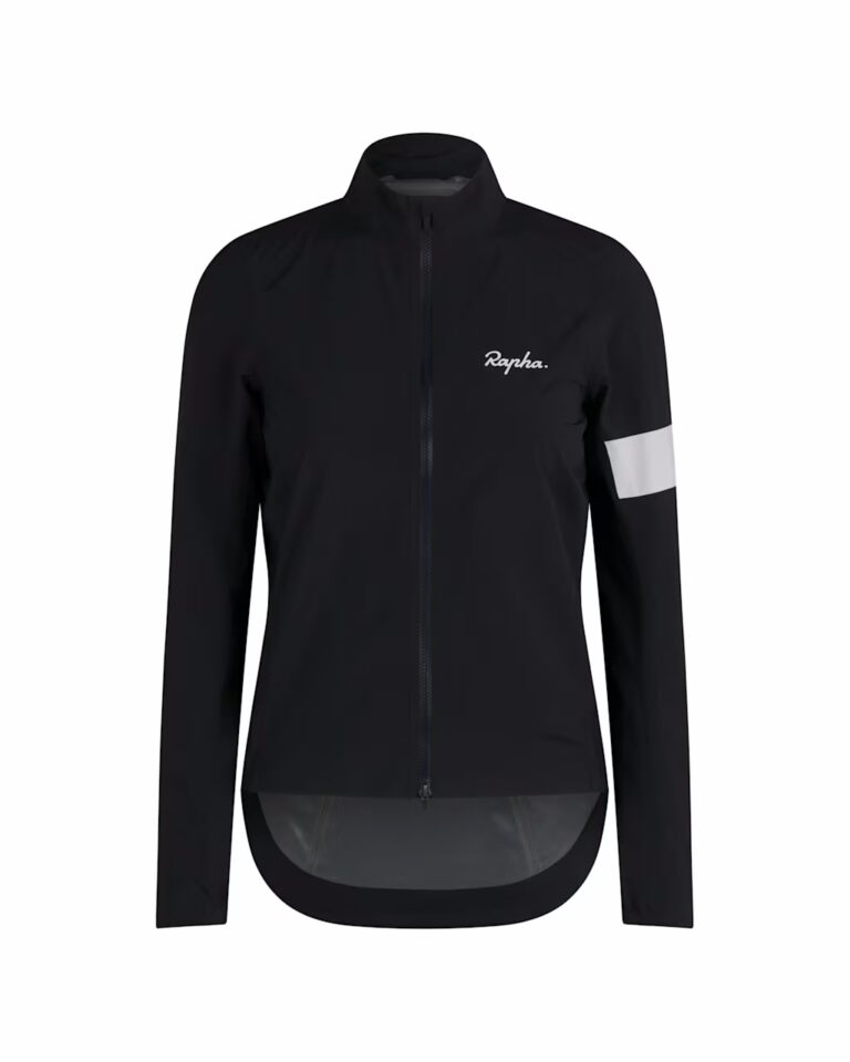 Ветровка-дождевик Rapha Women's Core Rain Jacket Black/White