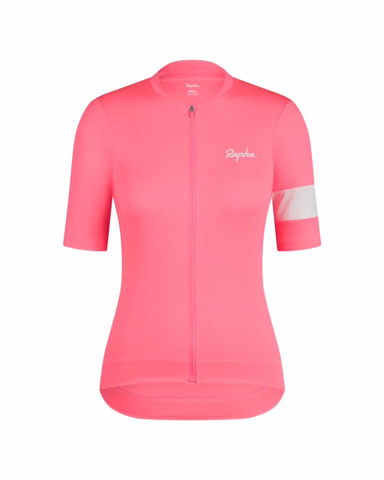 Джерси Rapha Women’s Core Jersey High-Vis Pink/White
