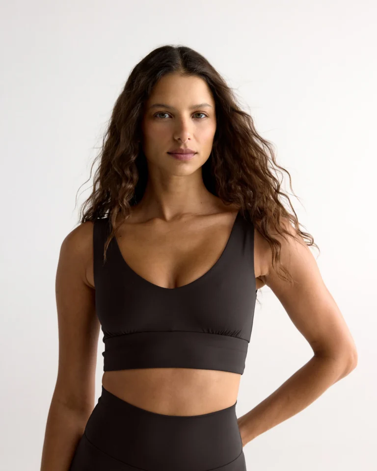 Adanola Ultimate V-Neck Bra - Coffee Bean