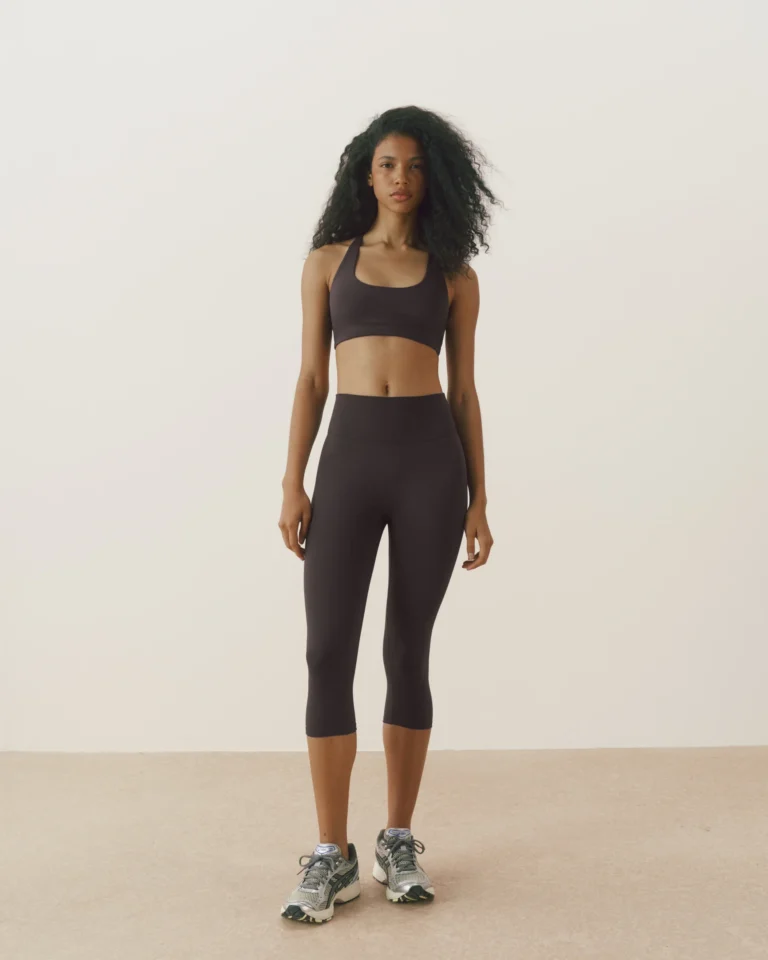 Adanola Ultimate Capri Leggings Coffee Bean