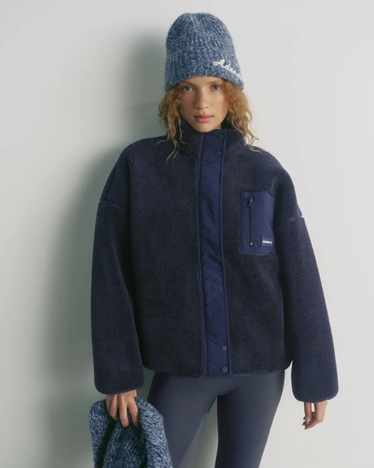 Adanola Pocket Fleece Navy Blue