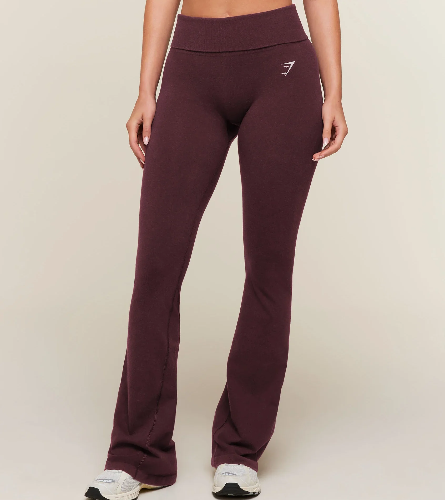 Леггинсы GymShark CottonMove&trade; Flared Leggings Calm Purple Marl
