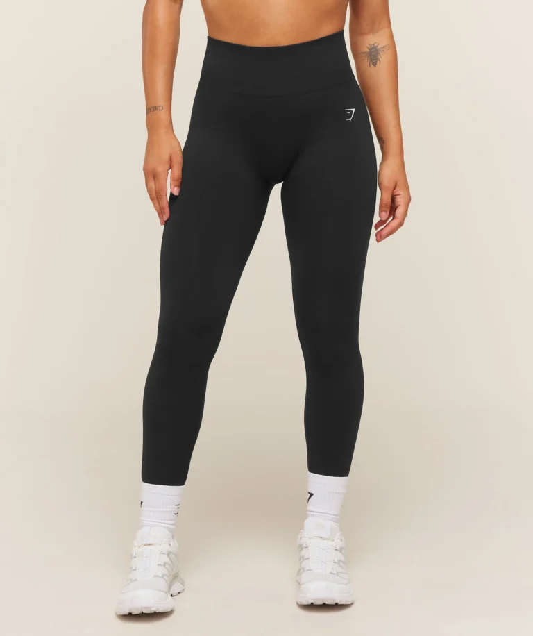 Леггинсы женские GymShark Everyday Seamless Leggings Black