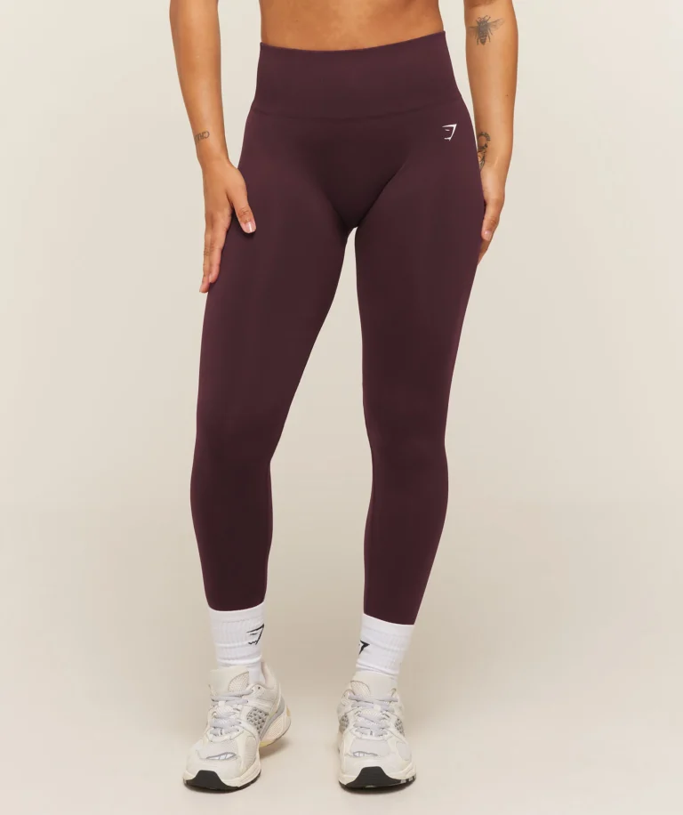 Леггинсы женские GymShark Everyday Seamless Leggings Cherry Purple