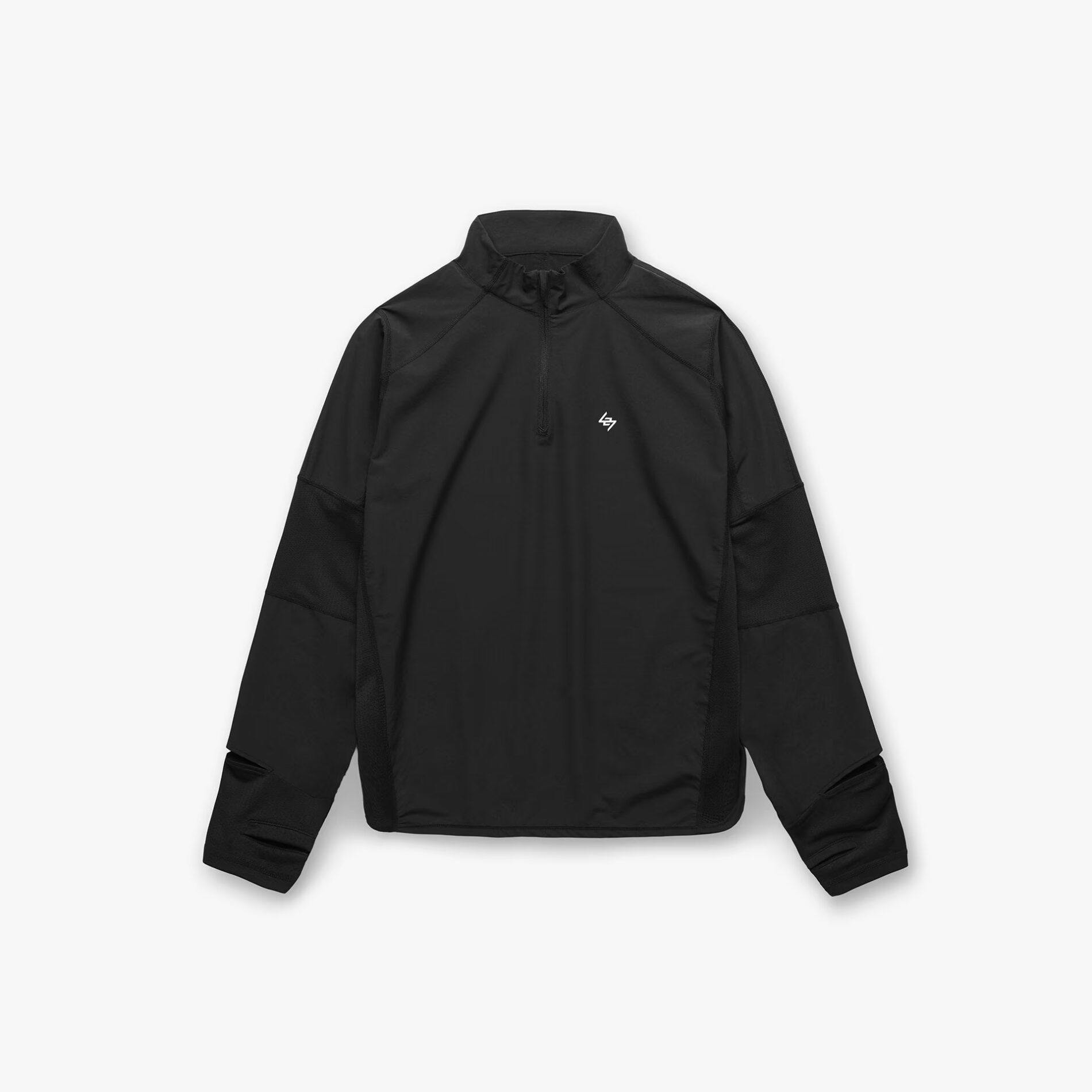 Лонгслив для бега REPRESENT 247 247 Run Gilet Jet Black