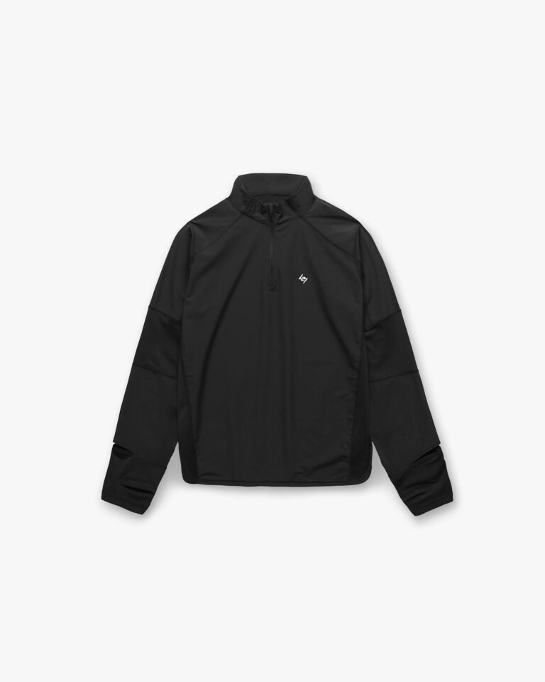 Лонгслив для бега REPRESENT 247 247 Run Gilet Jet Black
