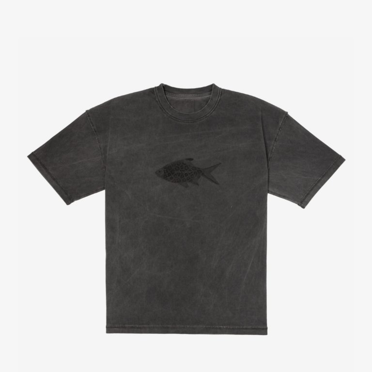 Футболка Good Local T-Shirt Canvas Line 'Gray Leopard Fish'