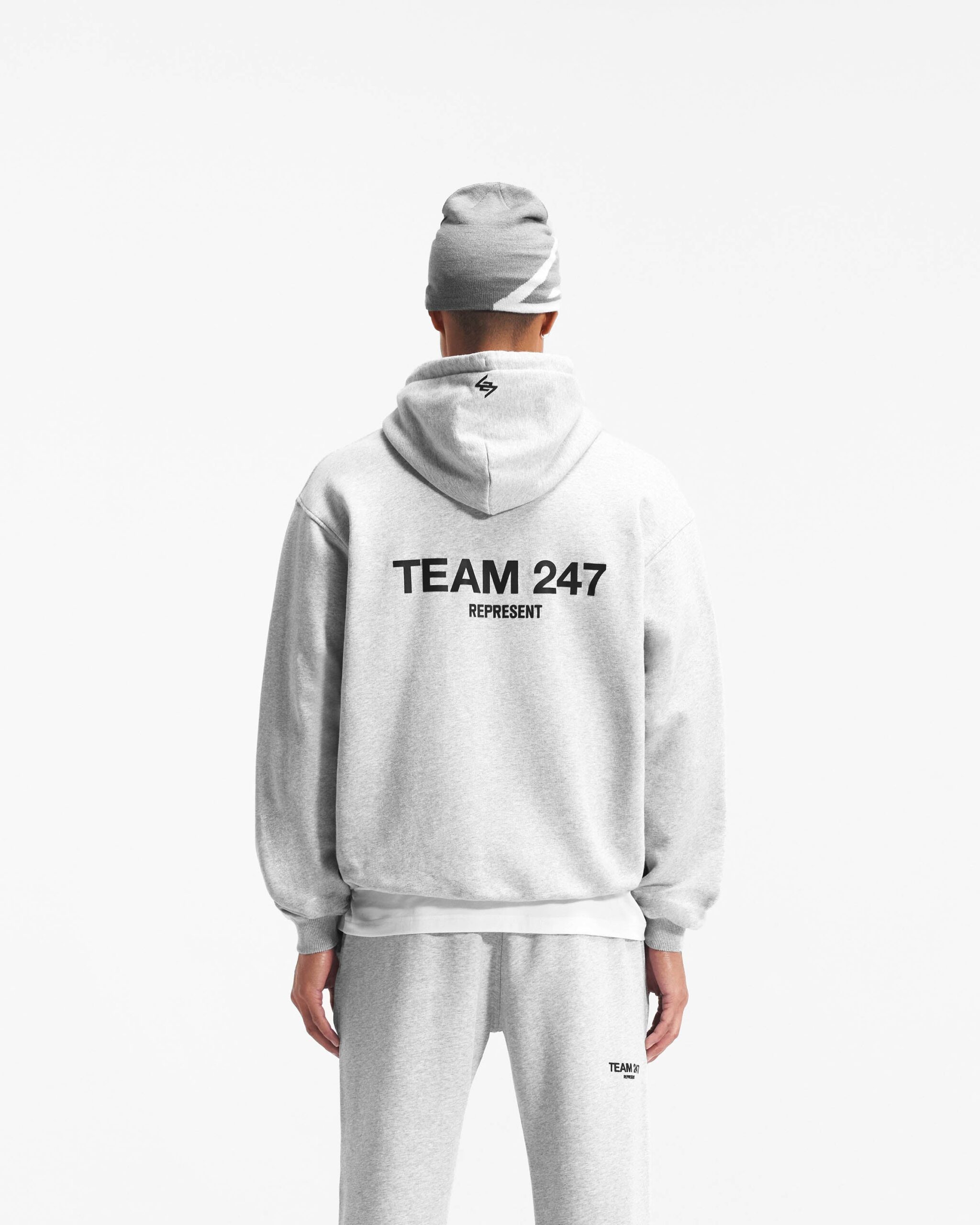 Худи толстовка REPRESENT 247 Team 247 Oversized Hoodie Team 247 Oversized Hoodie Ash Grey