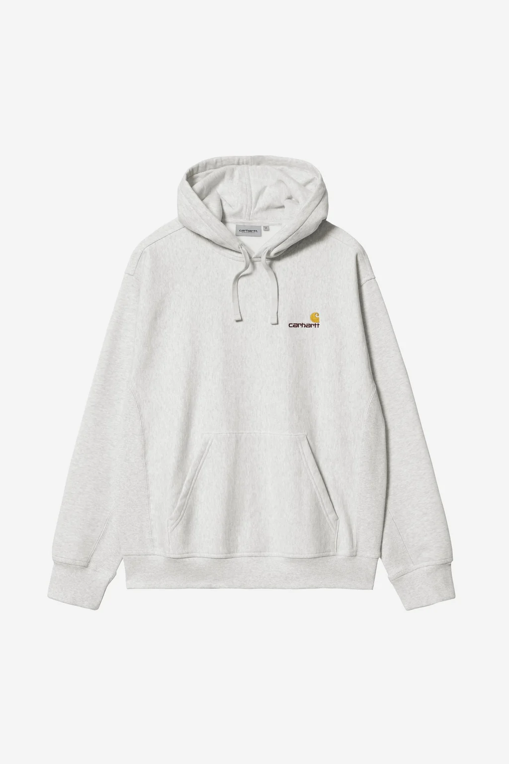 Худи толстовка Carhartt WIP Hooded American Script Sweatshirt Ash Heather