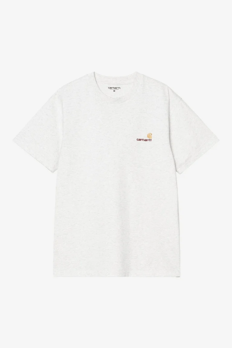 Футболка Carhartt WIP American Script T-Shirt Ash Heather