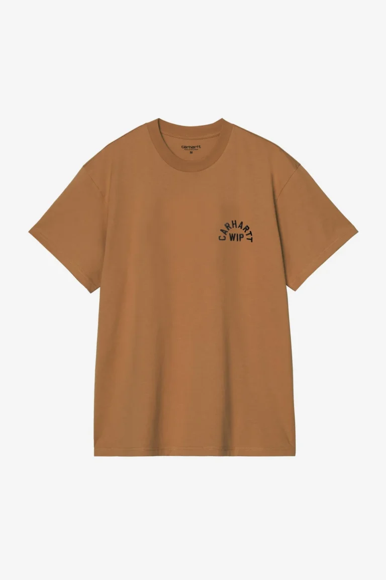 Футболка Carhartt WIP Arch Script T-Shirt Hamilton Brown / Black