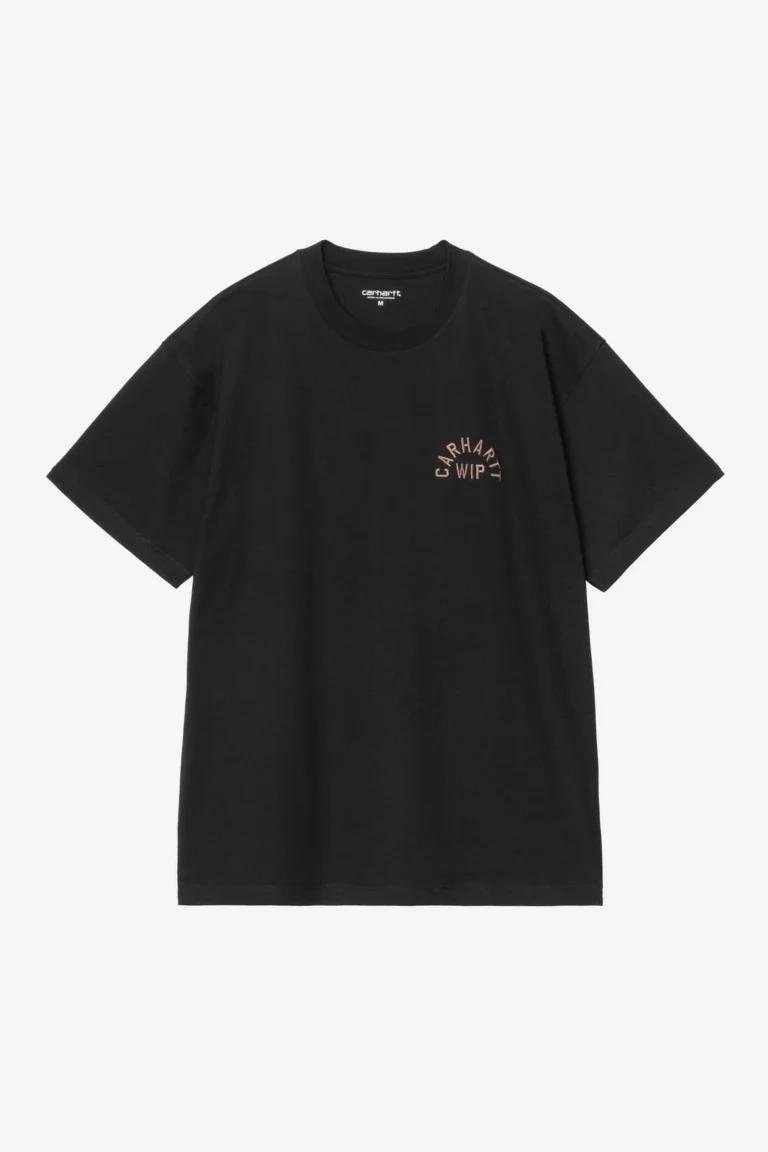 Футболка Carhartt WIP Arch Script T-Shirt Black / Wip Hamilton Brown