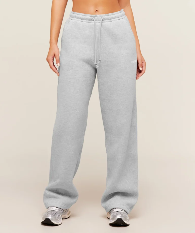 Спортивные брюки GymShark Cosy Luxe Straight Leg Regular Joggers Soft Grey Marl