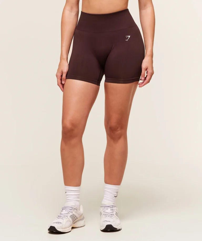 Шорты GymShark Everyday Seamless Shorts Cherry Purple