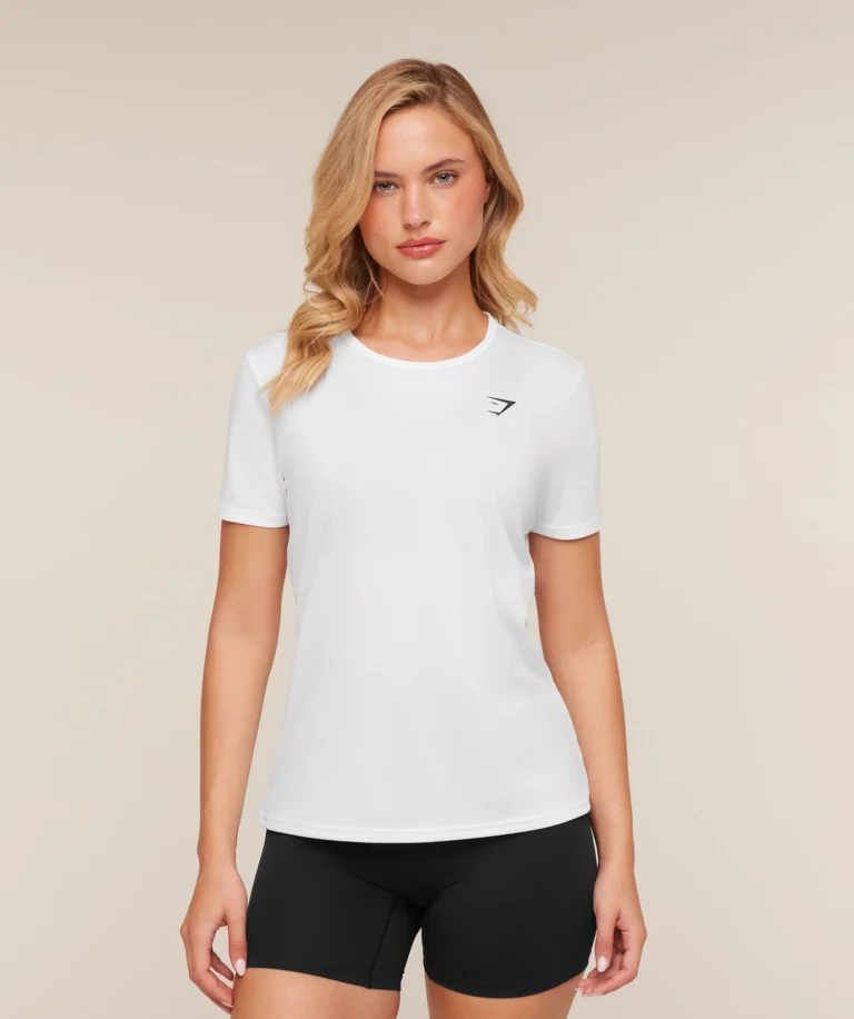 Футболка GymShark Training T-Shirt White