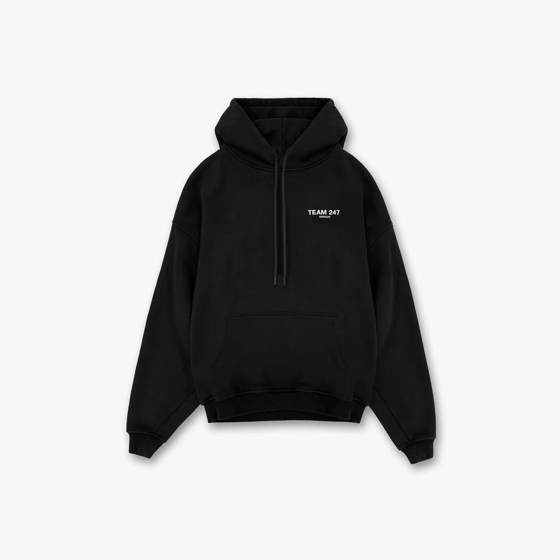 Худи толстовка REPRESENT 247 Team 247 Oversized Hoodie Jet Black