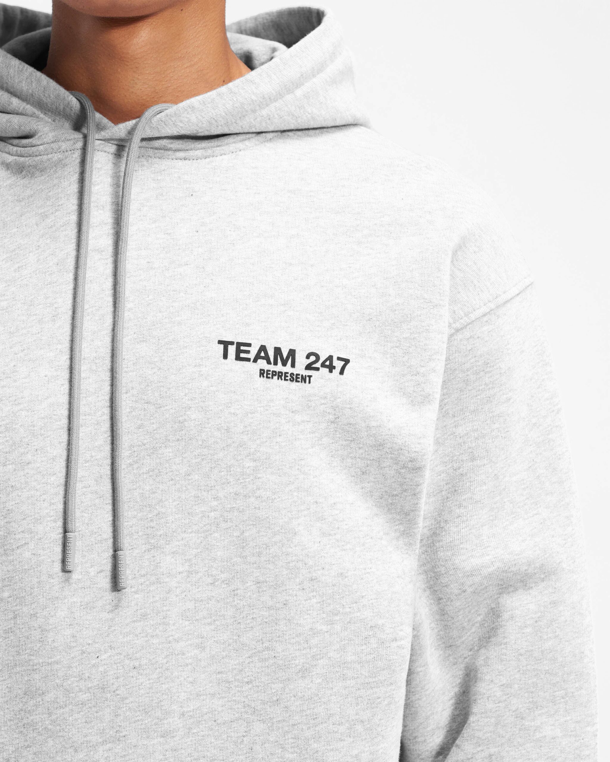 Худи толстовка REPRESENT 247 Team 247 Oversized Hoodie Team 247 Oversized Hoodie Ash Grey
