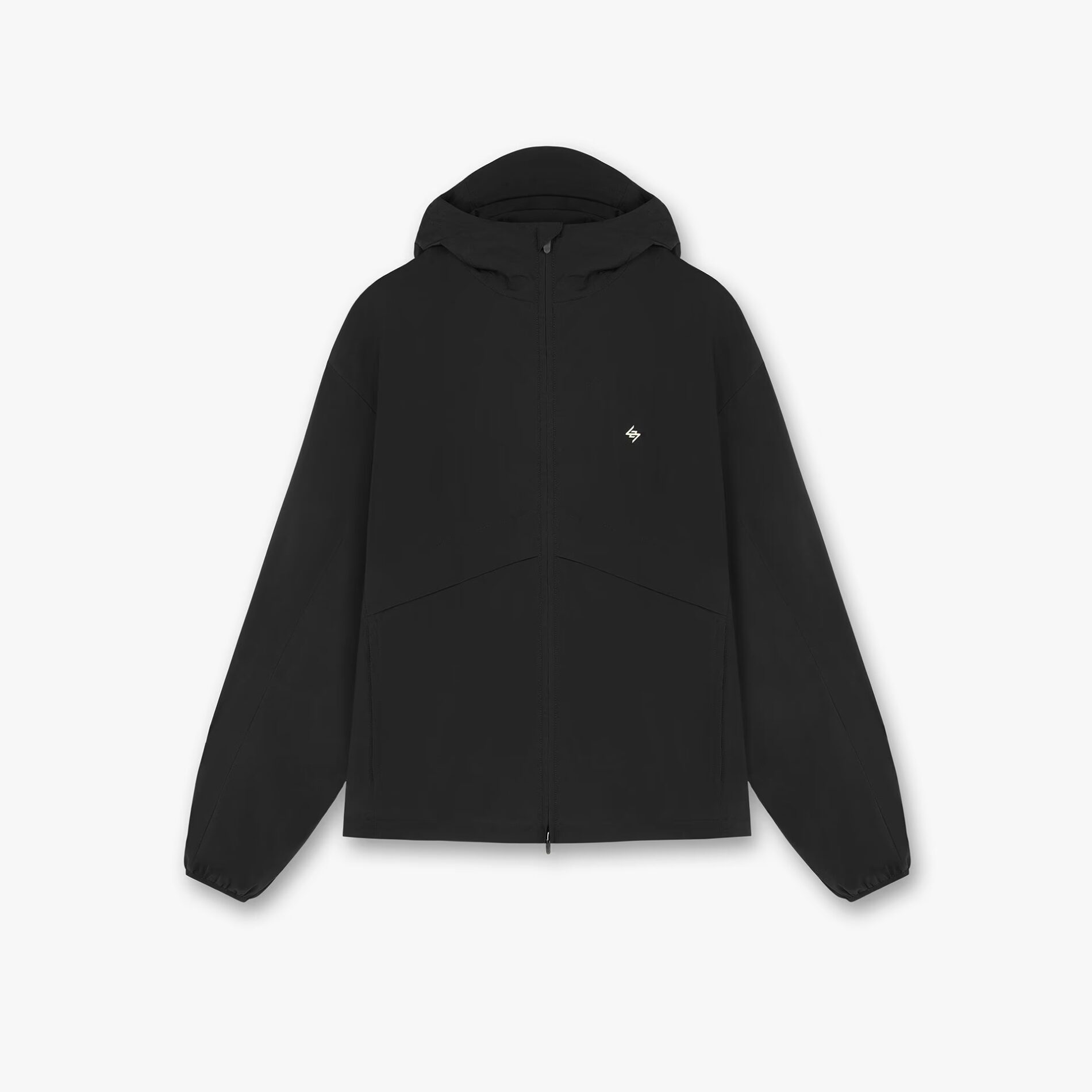 Куртка ветровка для бега REPRESENT 247 247 Hooded Training Jacket Jet Black