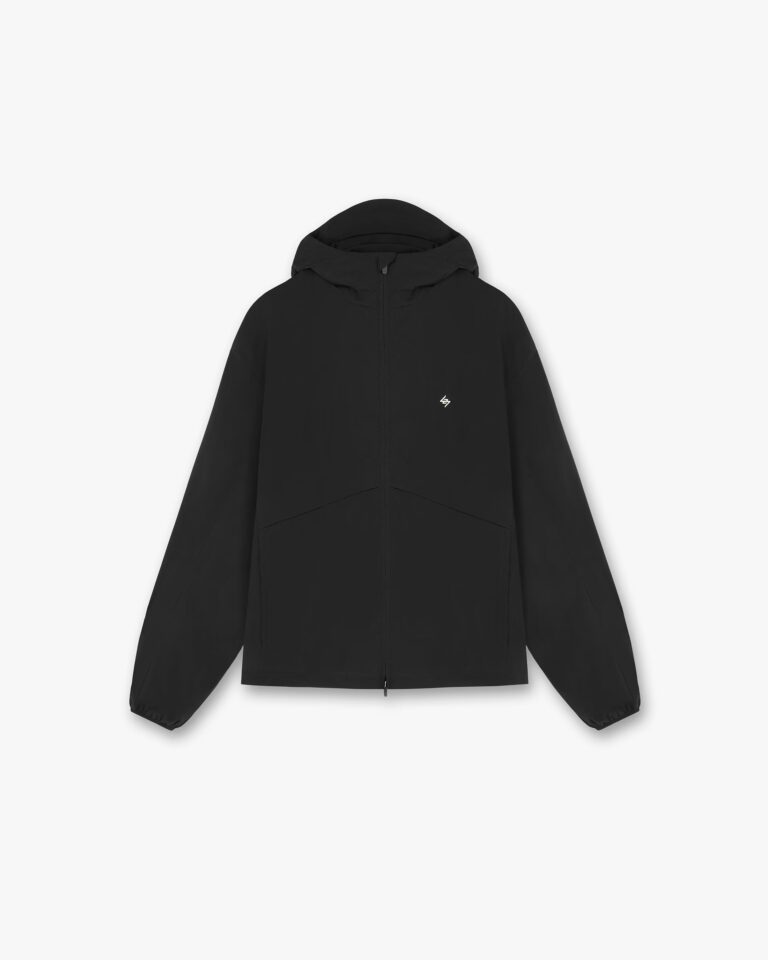 Куртка ветровка для бега REPRESENT 247 247 Hooded Training Jacket Jet Black