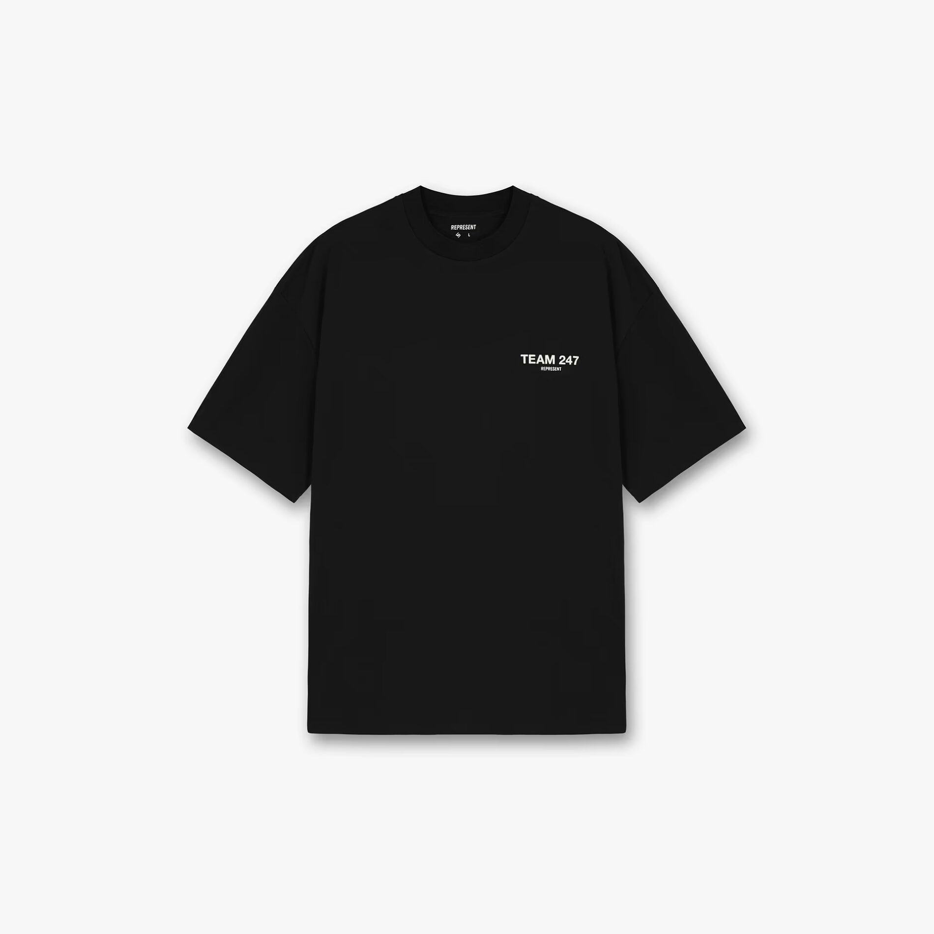 Футболка REPRESENT 247 Team 247 Oversized T-Shirt Jet Black