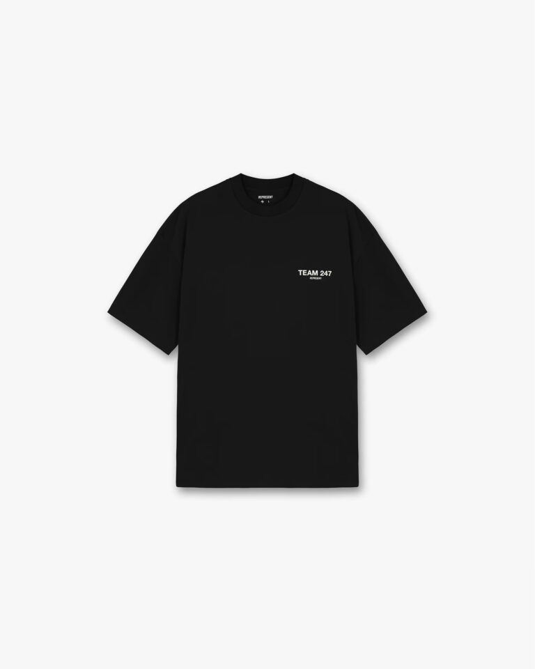 Футболка REPRESENT 247 Team 247 Oversized T-Shirt Jet Black