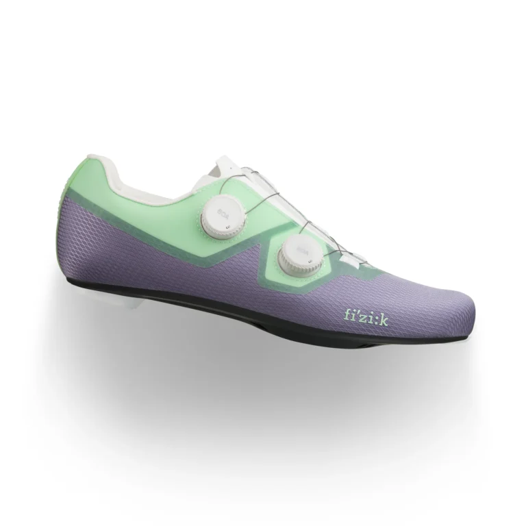 Велотуфли для шоссе Fizik Lyra Lavender/Mint Green